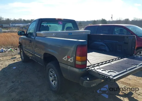 2002 Chevrolet Silverado 1500 из США, поврежденный, VIN 1GCEK14V72Z112160